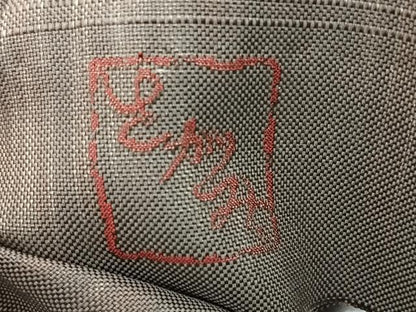 平和屋着物◎六通柄袋帯　綺羅螺　縞　さがみ　正絹　逸品　BAAX4789qw