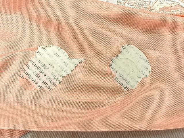 平和屋着物◎西陣　六通柄袋帯　唐織　きたの小袖　銀糸　引箔　正絹　逸品　BAAX4794qw