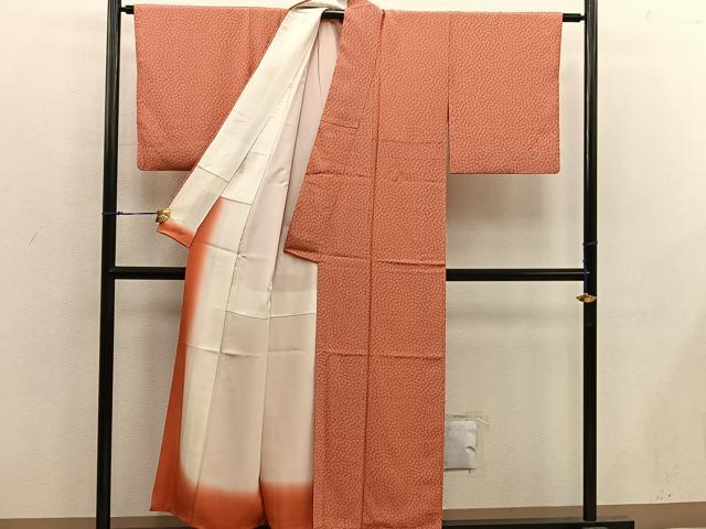 平和屋着物□上質な小紋 舞花文 正絹 逸品 BAAX4811mz