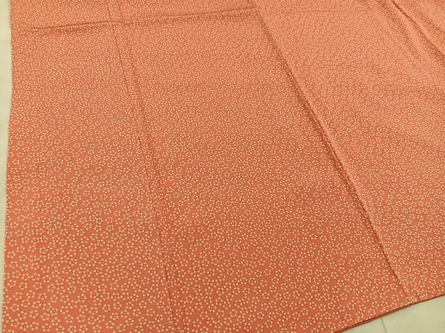 平和屋着物■上質な小紋　舞花文　正絹　逸品　BAAX4811mz