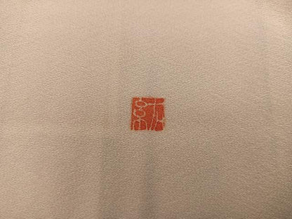 平和屋着物●本加賀友禅作家　染元千紅代表　寺西一紘　色留袖　花鳥文　正絹　逸品　BAAX4819mz