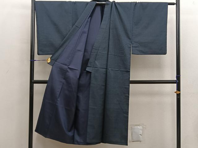 平和屋着物■男性　本場大島紬　亀甲文　正絹　逸品　BAAX4820mz