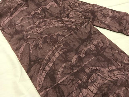 平和屋着物◎全通柄 九寸名古屋帯 ふくれ織 幾何学文様 正絹 逸品 BAAX4836mz