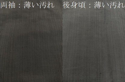 平和屋着物■男性 紬 縞 正絹 逸品 BAAX4866mz