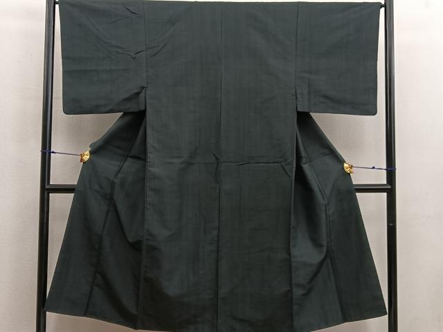 平和屋着物■男性 紬 縞 正絹 逸品 BAAX4866mz