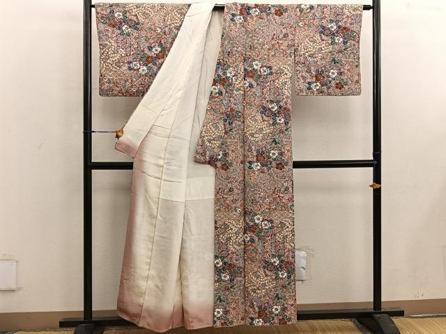 平和屋着物■上質な小紋 辻が花 正絹 逸品 BAAX4872mz