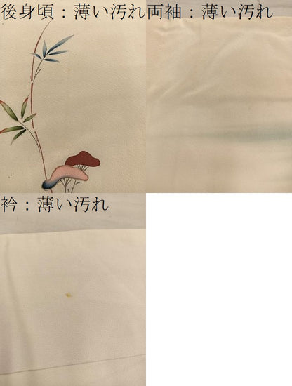 平和屋着物■訪問着 枝花文 金彩 正絹 逸品 BAAX4879mz