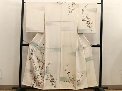 平和屋着物■訪問着 枝花文 金彩 正絹 逸品 BAAX4879mz