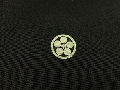 平和屋着物■豪華黒留袖 作家物 駒刺繍 飛鶴松文 暈し染め 金彩 正絹 逸品 BAAX4884mz