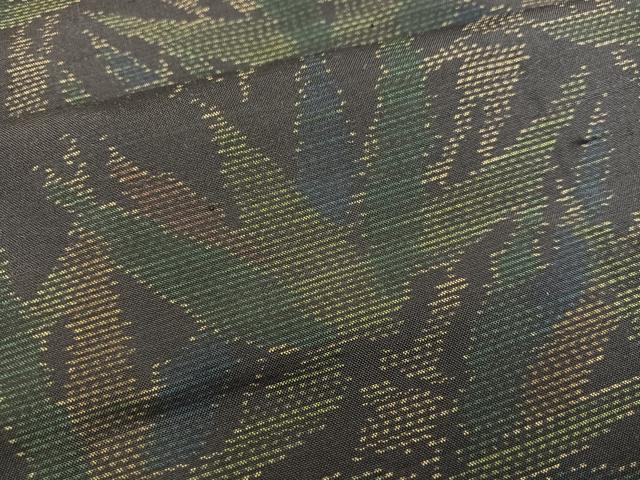 平和屋着物■本場大島紬 笹竹文 正絹 逸品 BAAX4891mz