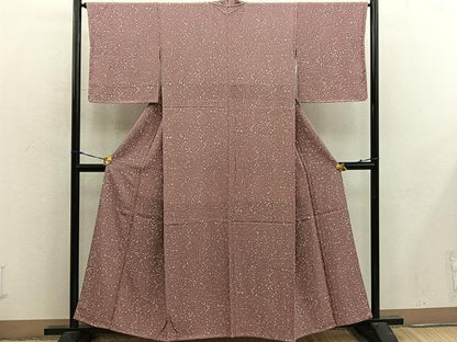 平和屋着物■上質な小紋 たたき染め 正絹 逸品 未使用 BAAX4902mz