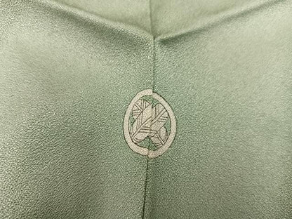 平和屋着物■訪問着　草葉文　正絹　逸品　BAAX4903mz
