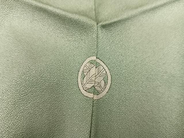 平和屋着物■訪問着　草葉文　正絹　逸品　BAAX4903mz
