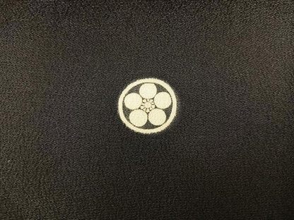 平和屋着物■豪華黒留袖 駒刺繍 草花文 暈し染め 金銀彩 正絹 逸品 BAAX4913mz