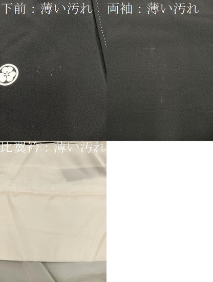 平和屋着物■豪華黒留袖 束ね熨斗吉祥花文 金彩 正絹 逸品 BAAX4929mz