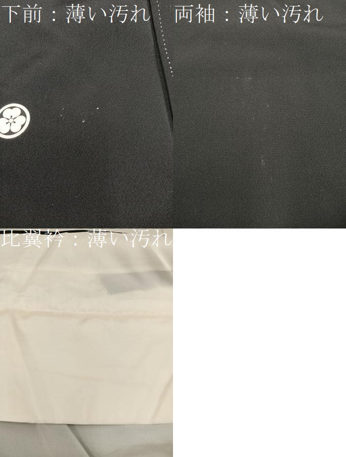 平和屋着物■豪華黒留袖 束ね熨斗吉祥花文 金彩 正絹 逸品 BAAX4929mz