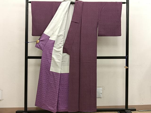 平和屋着物■江戸小紋 青海波 正絹 逸品 BAAX4946mz