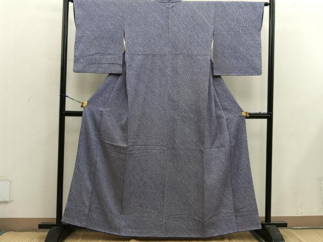 平和屋着物■大変加工の良い総絞り小紋 正絹 逸品 BAAX4948mz