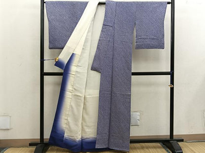 平和屋着物■大変加工の良い総絞り小紋 正絹 逸品 BAAX4948mz