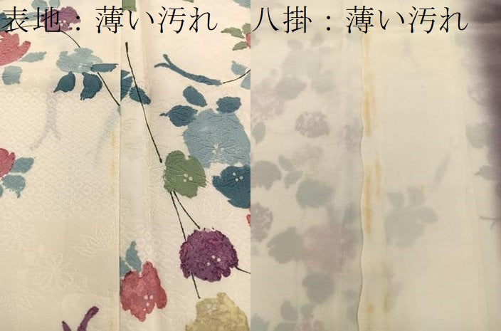 平和屋着物■上質な小紋 草花文 正絹 逸品 BAAX4950mz
