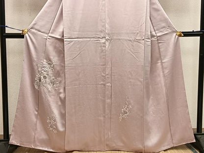 平和屋着物■訪問着 総刺繍 駒刺繍 花籠文 正絹 逸品 BAAX4962mz