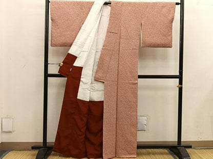 平和屋着物■大変加工の良い総絞り小紋　ますいわ屋扱い　正絹　逸品　BAAX4969mz