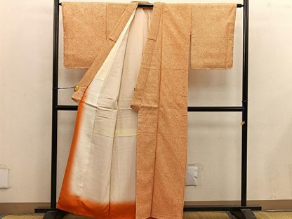 平和屋着物■大変加工の良い総絞り小紋 正絹 逸品 BAAX4974mz
