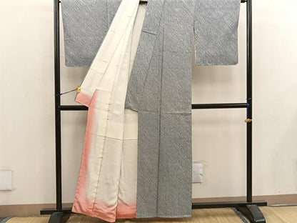 平和屋着物■大変加工の良い総絞り小紋 正絹 逸品 BAAX4977mz