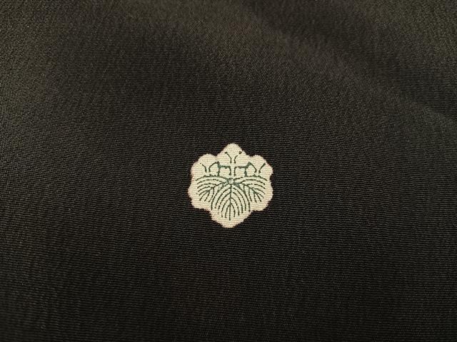 平和屋着物■豪華黒留袖 駒刺繍 花鳥文 金彩 洗える着物 BAAX4985mz