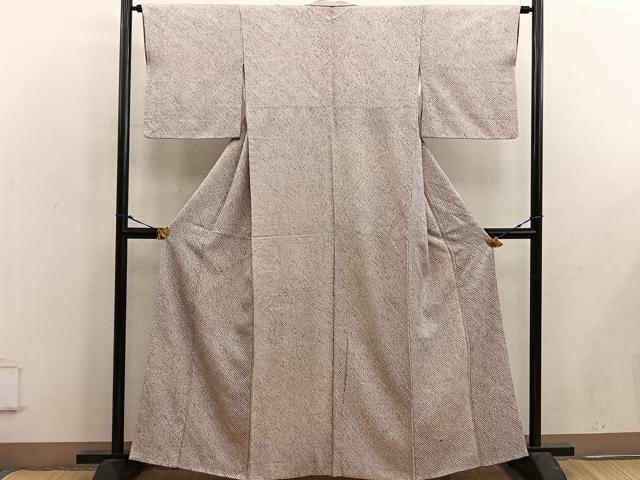 平和屋着物■大変加工の良い総絞り小紋 正絹 逸品 BAAX4987mz