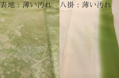 平和屋着物■上質な小紋 枝梅文 正絹 逸品 BAAX5013mz