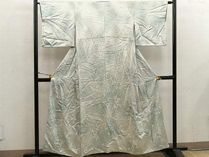 平和屋着物■上質な小紋 菊花文 正絹 逸品 BAAX5021mz