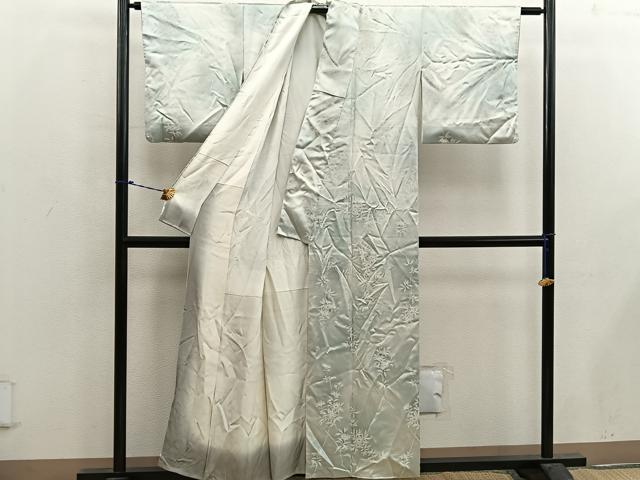 平和屋着物■上質な小紋 菊花文 正絹 逸品 BAAX5021mz