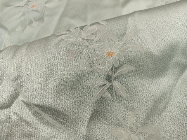 平和屋着物■上質な小紋 菊花文 正絹 逸品 BAAX5021mz