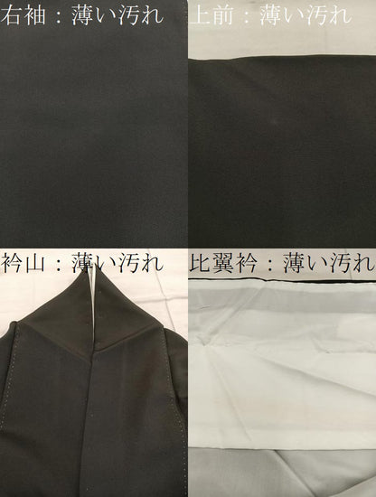 平和屋着物■豪華黒留袖　枝松文　金彩　正絹　逸品　BAAX5025mz
