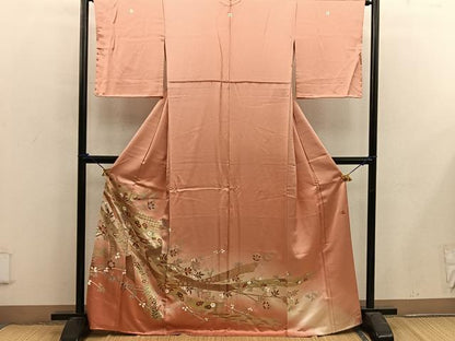 平和屋着物■豪華色留袖 作家物 駒刺繍 菊花文 暈し染め 金彩 正絹 逸品 BAAX5028mz