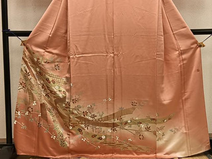 平和屋着物■豪華色留袖 作家物 駒刺繍 菊花文 暈し染め 金彩 正絹 逸品 BAAX5028mz
