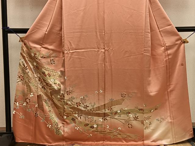 平和屋着物■豪華色留袖 作家物 駒刺繍 菊花文 暈し染め 金彩 正絹 逸品 BAAX5028mz