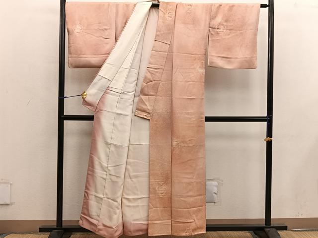 平和屋着物■上質な小紋　陶器文　正絹　逸品　BAAX5030mz