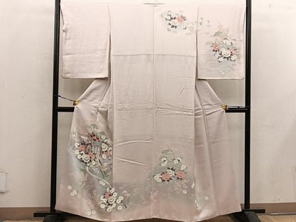 平和屋着物■訪問着 御所車花文 暈し染め 正絹 逸品 BAAX5031mz
