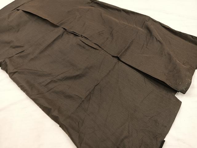 平和屋着物■男性 行灯袴 縞 正絹 逸品 BAAX5037mz