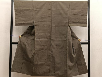 平和屋着物■男性 紬 絣文様 正絹 逸品 BAAX5043mz