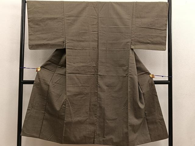 平和屋着物■男性 紬 絣文様 正絹 逸品 BAAX5043mz