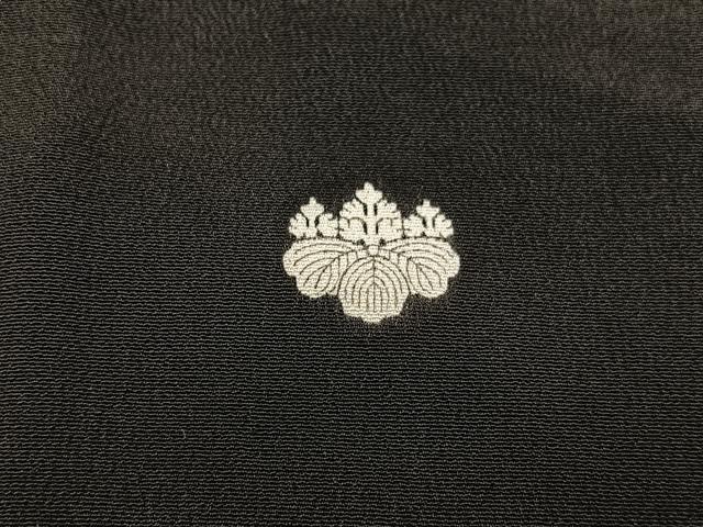 平和屋着物■豪華黒留袖 刺繍 松花文 金彩 正絹 逸品 BAAX5059mz