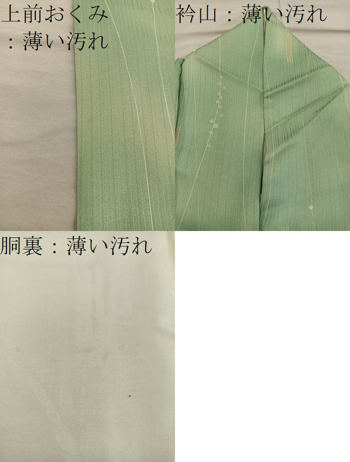 平和屋着物■上質な小紋　幾何学文様　暈し染め　正絹　逸品　BAAX5061mz