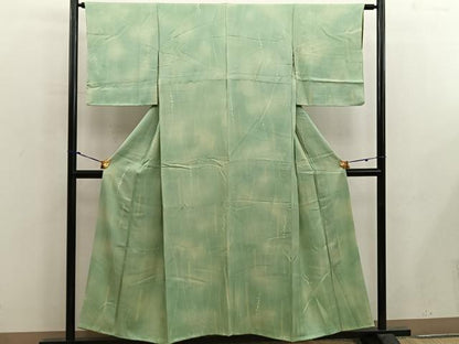 平和屋着物■上質な小紋　幾何学文様　暈し染め　正絹　逸品　BAAX5061mz