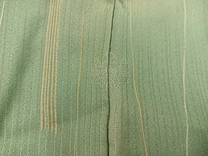 平和屋着物■上質な小紋　幾何学文様　暈し染め　正絹　逸品　BAAX5061mz