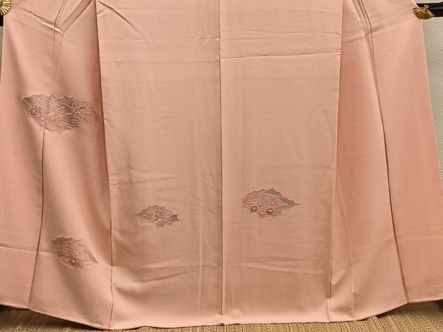 平和屋着物■訪問着　総刺繍　スワトウ刺繍　菊花文　正絹　逸品　未使用　BAAX5070mz