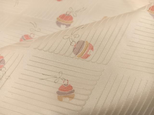 平和屋着物■長襦袢　無双仕立て　鈴　正絹　逸品　BAAX5088mz