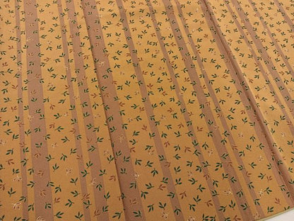 平和屋着物■上質な小紋　作家物　草葉間道　金彩　正絹　逸品　BAAX5100mz
